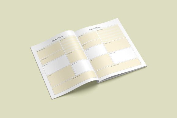 Academic Planner KDP Printable Notebook