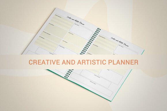 Creative and Artistic Planner: A Thoughtfully Designed Tool for Modern Makers