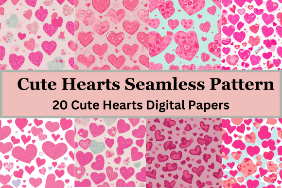 Cute Hearts Seamless Pattern: A Creative Essential for Modern Designers and Crafters