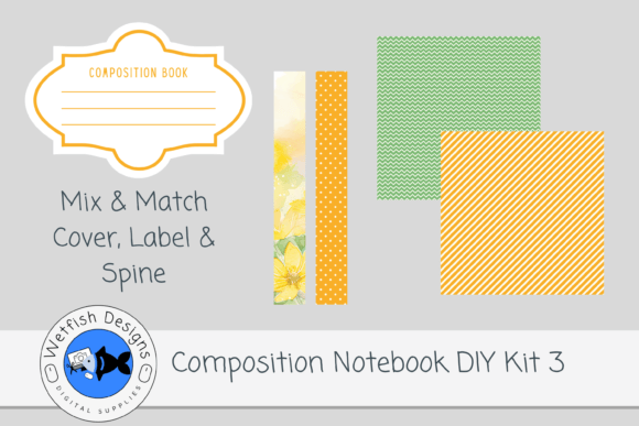 Design Professional KDP Composition Notebook Covers with the Composition Notebook DIY Kit 3 for Canva