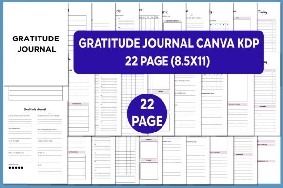 Gratitude Journal Canva Interior