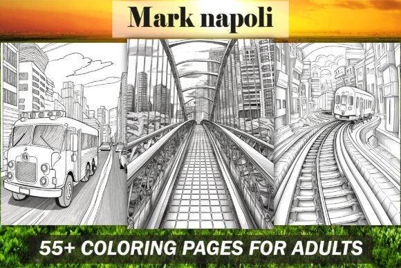 Mark Napoli Coloring Book for Adult: A Practical, Print-Ready Resource for KDP Publishers