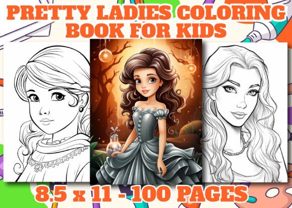Pretty Ladies Coloring Pages