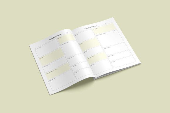 Schedule Planner Kdp Printable
