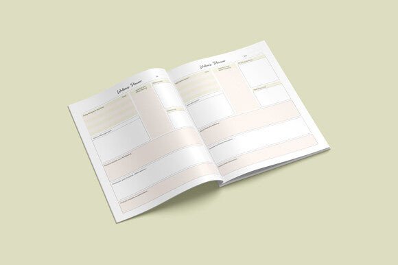 Wellness Planner Kdp Printable Interior