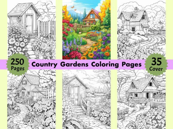 Why 250 Country Gardens Coloring Pages KDP Is a Smart Choice for Self-Publishing Creatives